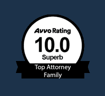 Avvo Rating 10.0 Superb Top Attorney Family